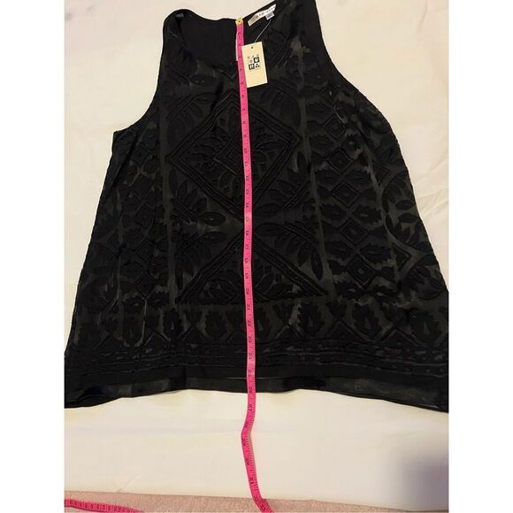 NWT Max Studio sleeveless black blouse - Picture 5 of 5